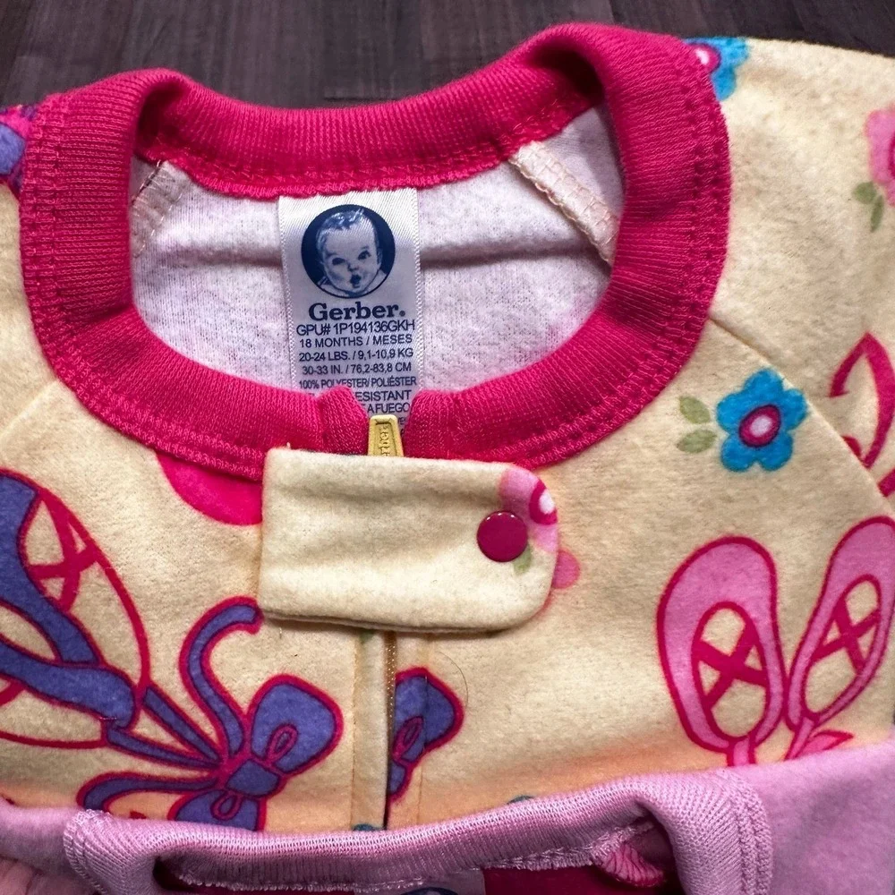Baby Gerber‎ Pajama Set Size 18 Months NWT